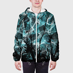 Куртка с капюшоном мужская Темный лес Дополнение Коллекция Get inspired! F-r-, цвет: 3D-белый — фото 2