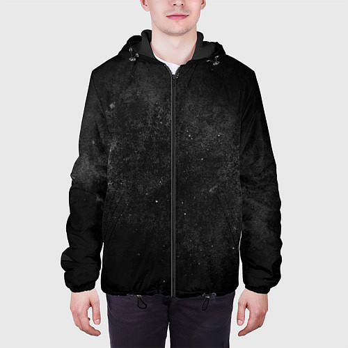 Мужская куртка Черный космос black space / 3D-Черный – фото 3