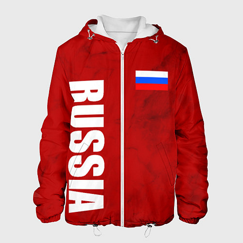 Мужская куртка RUSSIA - RED EDITION - SPORTWEAR / 3D-Белый – фото 1