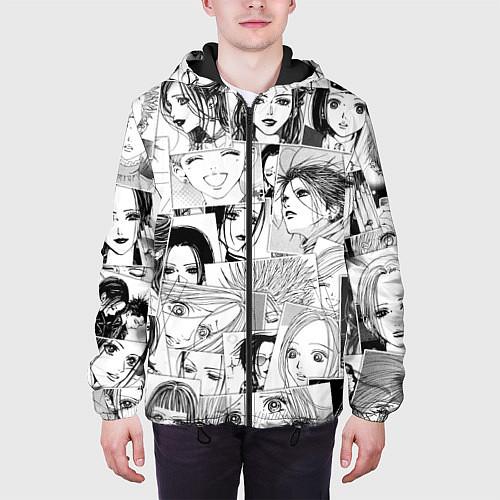 Мужская куртка Nana pattern / 3D-Черный – фото 3