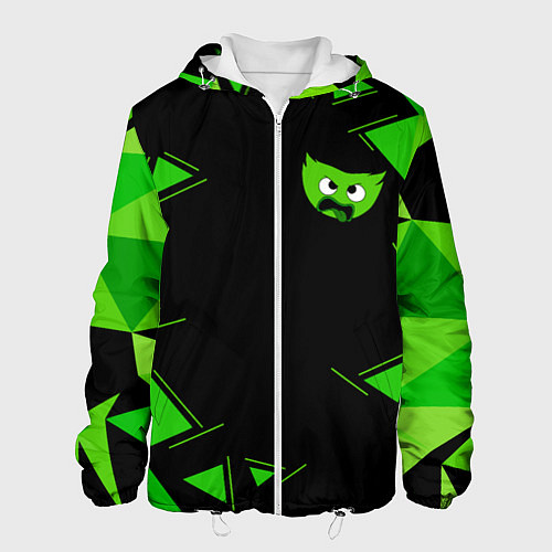 Мужская куртка GreenMini HuggyWuggyPoppy Playtime / 3D-Белый – фото 1
