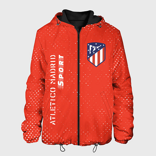 Мужская куртка АТЛЕТИКО Atletico Madrid Sport Гранж / 3D-Черный – фото 1
