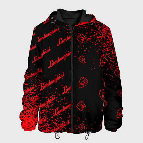 Мужская куртка LAMBORGHINI Арт Паттерны / 3D-Черный – фото 1