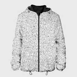 Куртка с капюшоном мужская Привет уроды white, цвет: 3D-черный