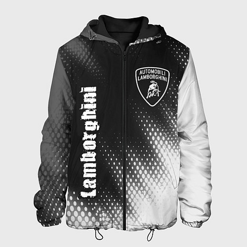 Мужская куртка LAMBORGHINI Lamborghini Абстракция / 3D-Черный – фото 1