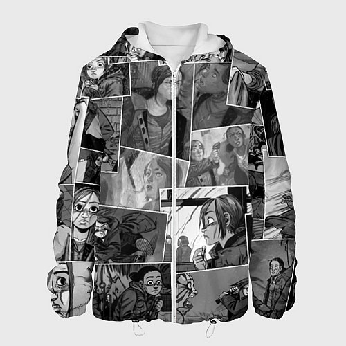 Мужская куртка The last of us comix / 3D-Белый – фото 1