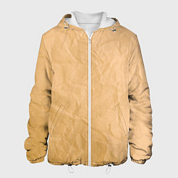 Куртка с капюшоном мужская Cream paper, цвет: 3D-белый