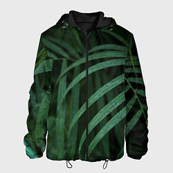Куртка с капюшоном мужская Камуфляж-тропики, цвет: 3D-черный