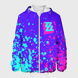 Куртка с капюшоном мужская Zenless Zone Zero арт, цвет: 3D-белый