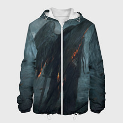 Куртка с капюшоном мужская Leos Падший Ангел Одиночества, цвет: 3D-белый