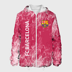 Куртка с капюшоном мужская Barcelona Пламя, цвет: 3D-белый