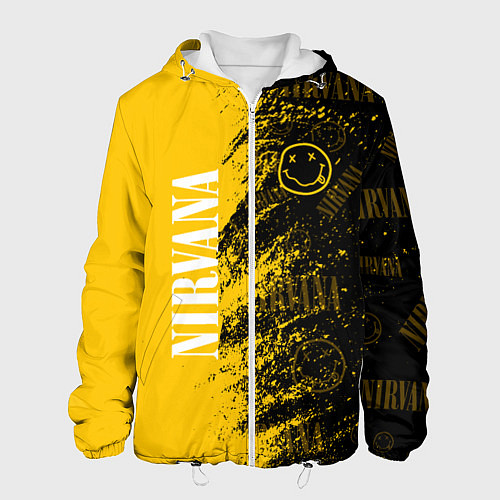 Мужская куртка Nirvana Паттерн / 3D-Белый – фото 1