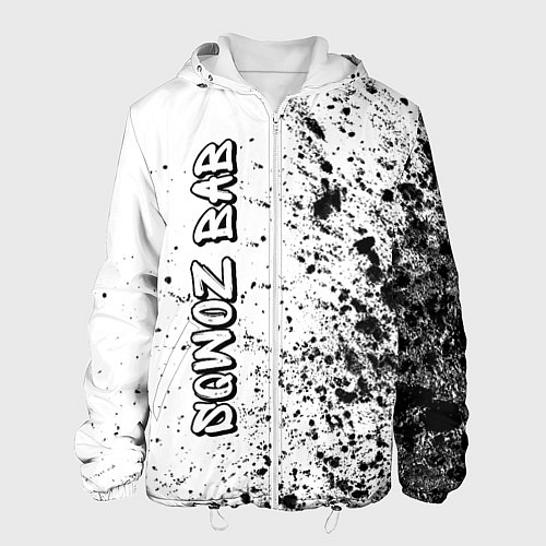Мужская куртка Рэпер Sqwoz Bab в стиле граффити / 3D-Белый – фото 1