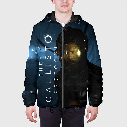 Мужская куртка Уставший Джейкоб Callisto Protocol / 3D-Черный – фото 3