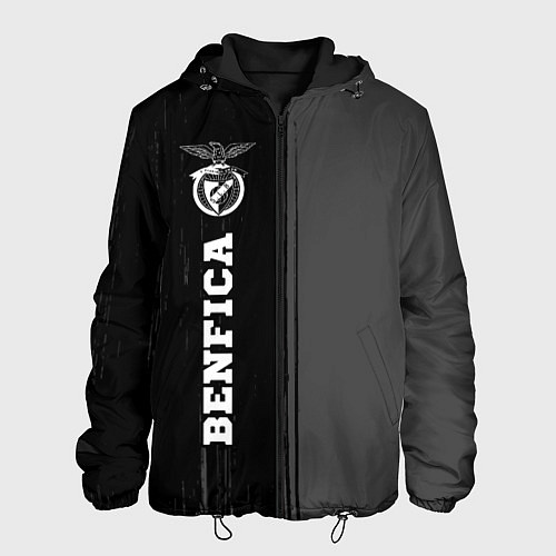 Мужская куртка Benfica Sport на темном фоне / 3D-Черный – фото 1