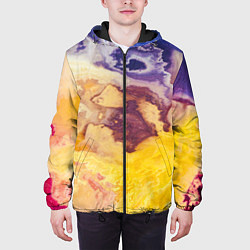 Куртка с капюшоном мужская Тайфун Красок, цвет: 3D-черный — фото 2