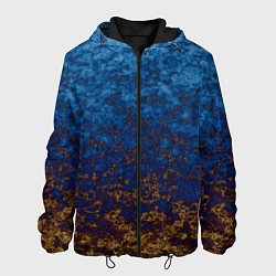 Мужская куртка Marble texture blue brown color