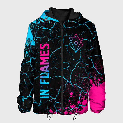 Мужская куртка In Flames Neon Gradient / 3D-Черный – фото 1