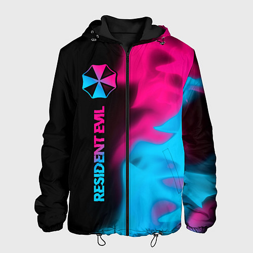 Мужская куртка Resident Evil Logo Neon Gradient / 3D-Черный – фото 1