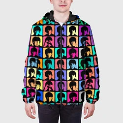 Куртка с капюшоном мужская Legendary popular music group, цвет: 3D-черный — фото 2