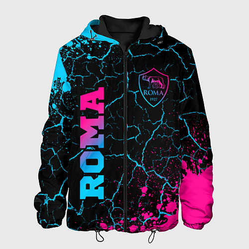 Мужская куртка Roma - neon gradient / 3D-Черный – фото 1