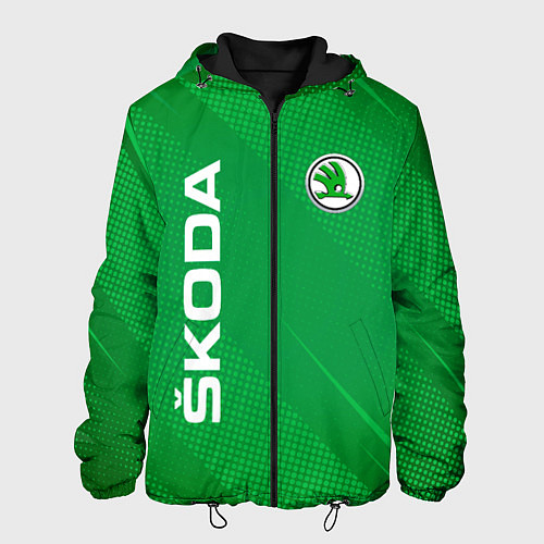 Мужская куртка Skoda abstraction sport / 3D-Черный – фото 1