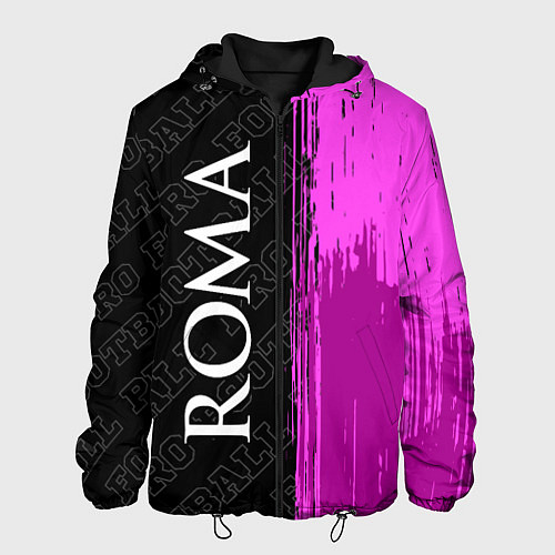 Мужская куртка Roma pro football: по-вертикали / 3D-Черный – фото 1