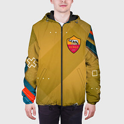 Куртка с капюшоном мужская Roma Абстракция спорт, цвет: 3D-черный — фото 2