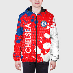 Куртка с капюшоном мужская Chelsea Краска, цвет: 3D-черный — фото 2