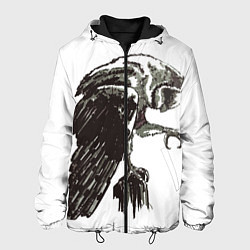 Куртка с капюшоном мужская Graphic owl, цвет: 3D-черный