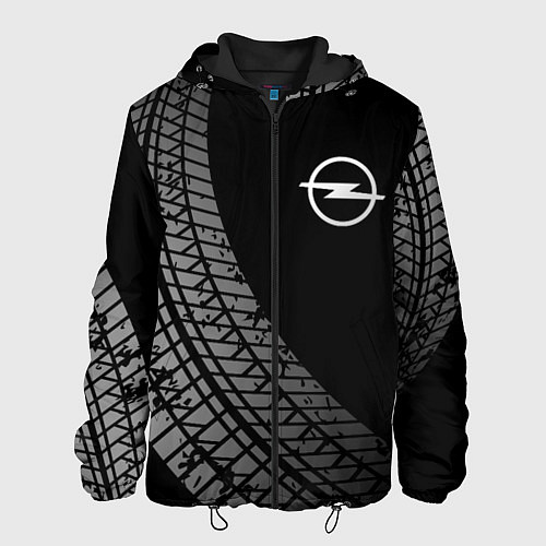 Мужская куртка Opel tire tracks / 3D-Черный – фото 1