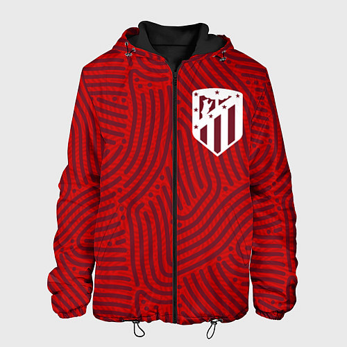Мужская куртка Atletico Madrid отпечатки / 3D-Черный – фото 1