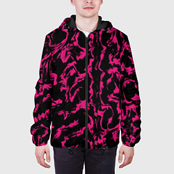 Куртка с капюшоном мужская Извилина, цвет: 3D-черный — фото 2