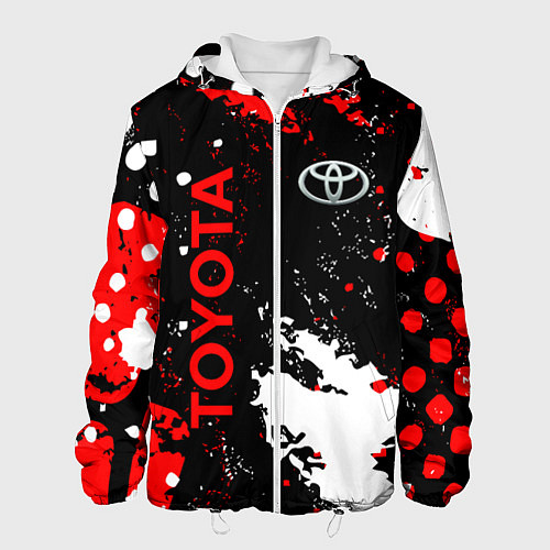 Мужская куртка Toyota - краска / 3D-Белый – фото 1