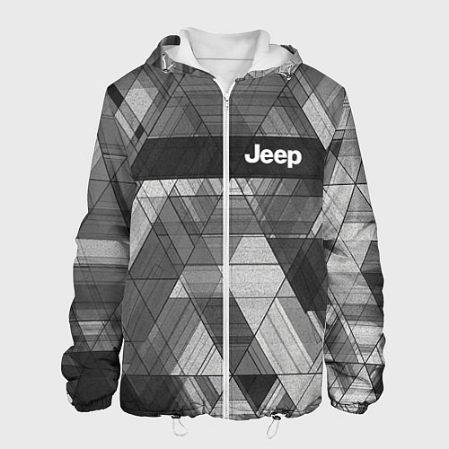 Мужская куртка Jeep - спорт / 3D-Белый – фото 1