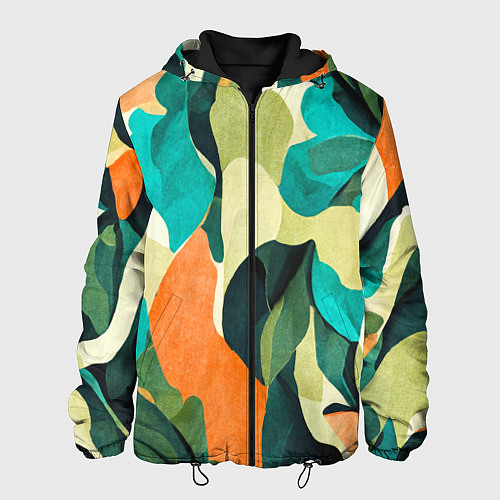 Мужская куртка Multicoloured camouflage / 3D-Черный – фото 1