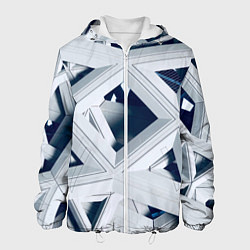 Мужская куртка Абстрактное множество металлический пластин