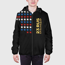Куртка с капюшоном мужская 23 RUS Краснодар, цвет: 3D-черный — фото 2