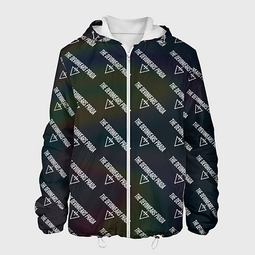 Мужская куртка The Devil wears prada pattern / 3D-Белый – фото 1