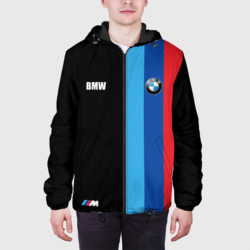 Мужская куртка BMW - М Линии : Черный / 3D-Черный – фото 3
