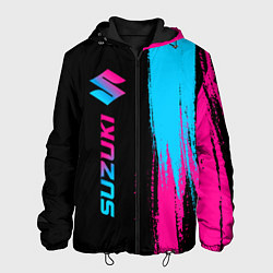 Мужская куртка Suzuki - neon gradient: по-вертикали