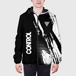 Куртка с капюшоном мужская Control Logo, цвет: 3D-черный — фото 2