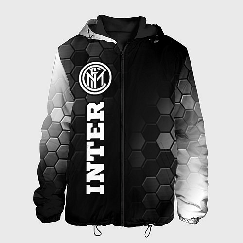 Мужская куртка Inter sport на темном фоне: по-вертикали / 3D-Черный – фото 1