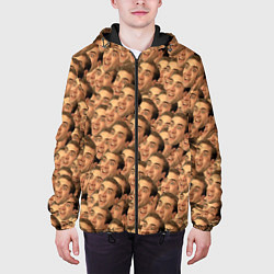 Куртка с капюшоном мужская Николас Кейдж мем, цвет: 3D-черный — фото 2