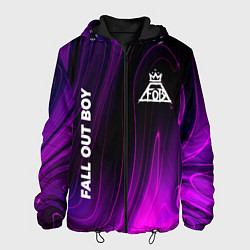 Куртка с капюшоном мужская Fall Out Boy violet plasma, цвет: 3D-черный