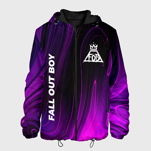 Мужская куртка Fall Out Boy violet plasma / 3D-Черный – фото 1