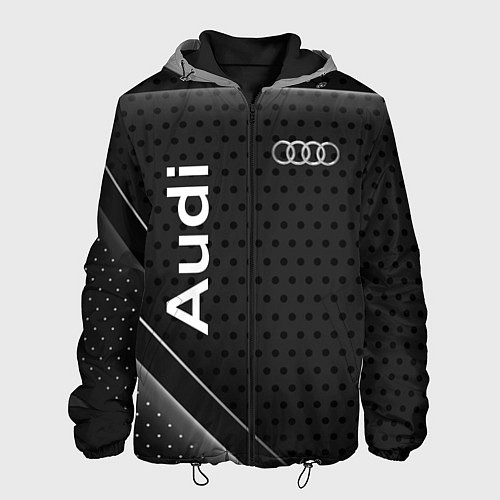 Мужская куртка Audi карбон / 3D-Черный – фото 1
