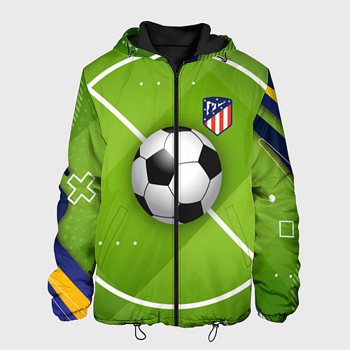 Мужская куртка Atletico madrid Мяч / 3D-Черный – фото 1