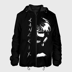 Куртка с капюшоном мужская Tokyo Ghoul Kaneki Ken - anime, цвет: 3D-черный