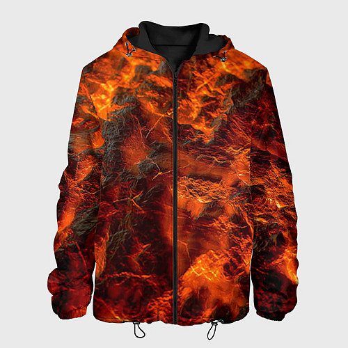 Мужская куртка Огенная лава / 3D-Черный – фото 1